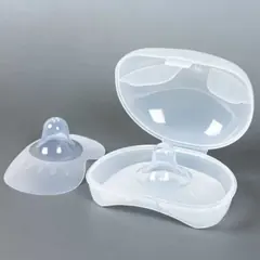 Nipple Shield with Carrying Boxes Breastfeeding Nipple - 1 Piece - Rokomari